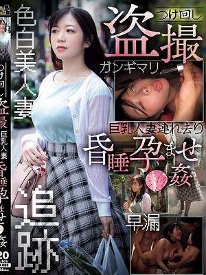 つけ回し盗撮 巨乳人妻連れ去り昏●孕ませ●姦