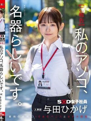 【ご報告】私のアソコ、名器らしいです。業務の合間に10本のペニスとオナホ開発 人事部 与田ひかげ