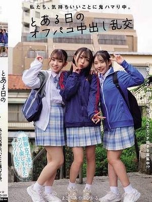 私たち、気持ちいいことに鬼ハマり中。 とある日のオフパコ中出し乱交 皆月ひかる 月乃あや 三葉まこ　