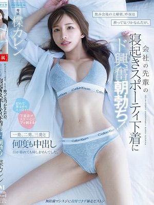 飲み会後の土曜朝、昨夜は酔って気づかなんだが。会社の先輩の寝起きスポーティ下着にド興奮朝勃ち！一発、二発、三発と何度も中出し日が暮れても帰しませんでした。 楪カレン　